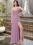 Jennifer A-Line Sweetheart Floor-Length Chiffon Bridesmaid Dress STKP0013225