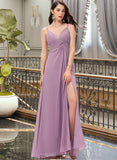 Jennifer A-Line Sweetheart Floor-Length Chiffon Bridesmaid Dress STKP0013225