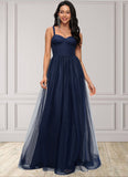 Kyleigh Ball-Gown/Princess Sweetheart Floor-Length Tulle Prom Dresses STKP0022198