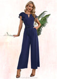 Alina Scoop Elegant Jumpsuit/Pantsuit Polyester Maxi Dresses STKP0022417