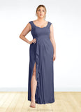 Kenzie A-Line Sweetheart Neckline Pleated Mesh Floor-Length Dress STKP0022623