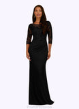 Adelyn Mermaid Scoop Lace Lace Floor-Length Dress STKP0022631