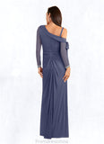 Milagros Sheath One Shoulder Mesh Floor-Length Dress STKP0022634