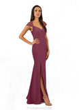 Desirae Mermaid Sequins Chiffon Floor-Length Dress STKP0022655