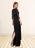 Cecilia Sheath Lace Floor-Length Dress STKP0022665