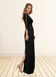 Cecilia Sheath Lace Floor-Length Dress STKP0022665