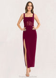 Alejandra Lucia Merlot Lace Corset Maxi Dress Atelier Dresses | Azazie STKP0022875