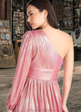 Emilia Hera Rose Quartz Disco Gown Atelier Dresses | Azazie STKP0022885