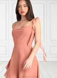 Araceli Candace Copper Ruffle Gown Atelier Dresses | Azazie STKP0022897