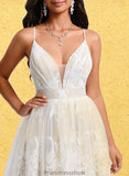 Charity Ball-Gown/Princess V-Neck Short Tulle Lace Homecoming Dress With Pleated STKP0025711