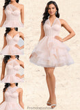 Julissa Ball-Gown/Princess Sweetheart Short Tulle Homecoming Dress STKP0025667