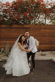 Ball Gown Strapless Sweetheart Ivory Wedding Dresses with Appliques, Beach Wedding Gowns STK15499