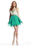 2024 Stunning Homecoming Dresses Sweetheart A Line Short/Mini With Beads PQPBX8ZF