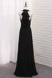 2024 Chiffon V Neck Bridesmaid Dresses A Line With Ruffles P4Z48SJY