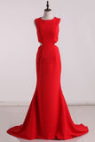 2024 Evening Dresses Mermaid Scoop Satin P8XZE9QH