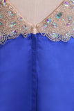 2024 Beaded Bodice V Neck Homecoming Dresses Sheath/Column Mini PPQE8R3S