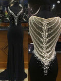 Mermaid Black Long Charming Evening Dress Formal Women Dress Prom Dresses