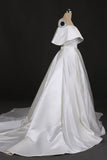 Stunning Off the Shoulder Strapless Ball Gown Long Wedding Dresses, Wedding Gowns STK15440