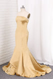 2024 Evening Dresses Mermaid Strapless Satin P2L3E2PL