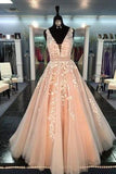 V Neckline Wedding Dress Prom Dress Party Gown Formal Wear