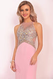 2024 Mermaid Scoop Spandex Prom Dresses PAXSLBJG