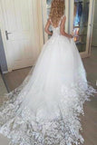 2024 Beautiful Ivory Tulle Ball Gown Wedding PHKCH5YC