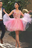 2024 Straps Homecoming Dresses A Line Tulle P4NZE4MF