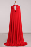 2024 Evening Dresses Mermaid Strapless Spandex Sweep PAP4R2F8