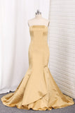 2024 Evening Dresses Mermaid Strapless Satin P2L3E2PL