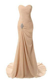 Sweetheart Mermaid Long Evening Dress Formal Prom Gowns Prom Dresses