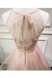 2024 Cocktail Dresses A Line Scoop Tulle Short/Mini PBL48QTQ