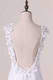 2024 Graceful Lace Wedding Dress V Neck Backless A Line With PPTAE7JR