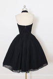 2024 Cocktail Dresses A Line Halter Tulle Short/Mini P7ZG4QYP