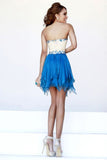 2024 Stunning Homecoming Dresses Sweetheart A Line Short/Mini With Beads PQPBX8ZF