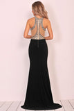 2024 Mermaid Scoop Spandex Prom Dresses P8M45QED