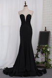 2024 New Arrival Sweetheart Mermaid Prom Dresses Spandex P9NTRCE2