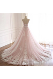 Tulle Iovry Appliques SweetHeart Neckline Cathedral Train Wedding STKPLXGGTP3