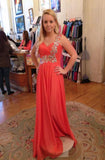 Brand New Fantastic One Shoulder Beading Chiffon Floor Length Bridesmaid Prom Evening Dresses