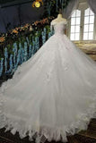 2024 High Quality Wedding Dresses Low Price Lace Up With Beadings PXD5FPAY