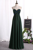 2024 Gorgeous Prom Dresses Sweetheart A Line Chiffon P5A5LQHJ