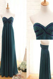 2024 Gorgeous Sweetheart A Line Prom Dresses Chiffon PPPZNKMA