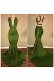 Prom Dresses Mermaid Beaded Bodice Satin V Neck Court STKPFK5F9NZ