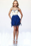 2024 Stunning Homecoming Dresses Sweetheart A Line Short/Mini With Beads PQPBX8ZF