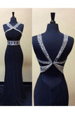 2024 New Arrival Prom Dresses Mermaid V Neck Spandex P629Q3BG