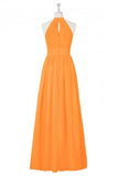 2024 Chiffon Bridesmaid Dresses Scoop With Ruffles PGE4325Y