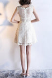 2024 Homecoming Dresses A Line Scoop Lace Short/Mini P2NBXN73