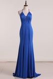 2024 Evening Dresses Halter Open Back Spandex PNN7K6Q5