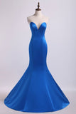 2024 Evening Dresses Sweetheart Mermaid/Trumpet Satin Court PFFDG9X3