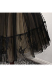 2024 A Line Homecoming Dresses Sweetheart Tulle With Applique P7N22GX1