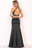 2024 Mermaid Satin Scoop Prom Dresses PE3YGMMF